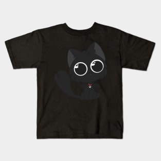 Vampire bat cat Kids T-Shirt